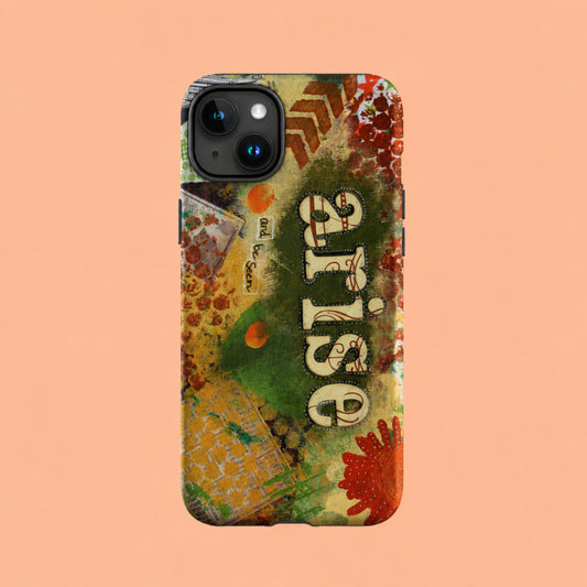 Image of an inspirational quote phone case Arise and Be Seen.
