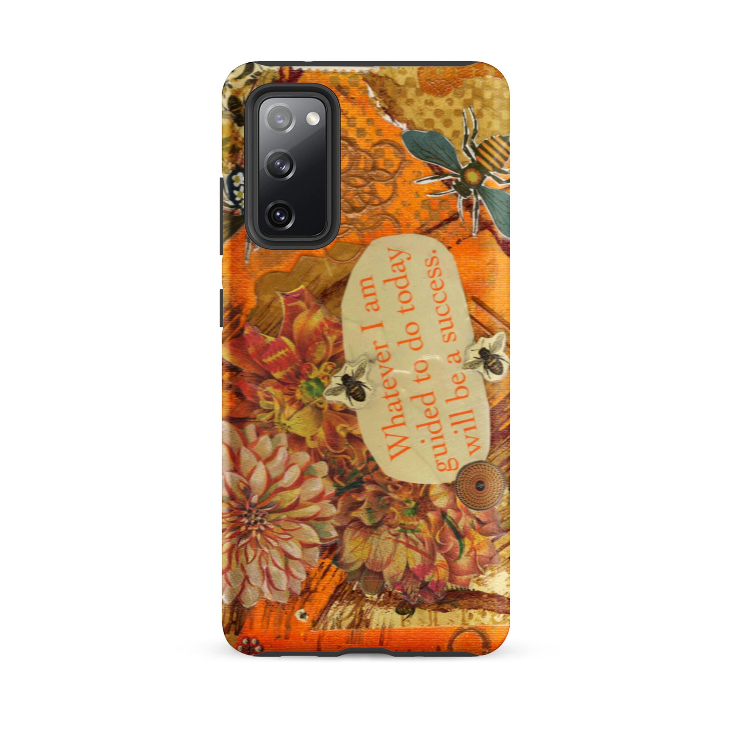 bee phone case with honey bee artwork
Product mockup