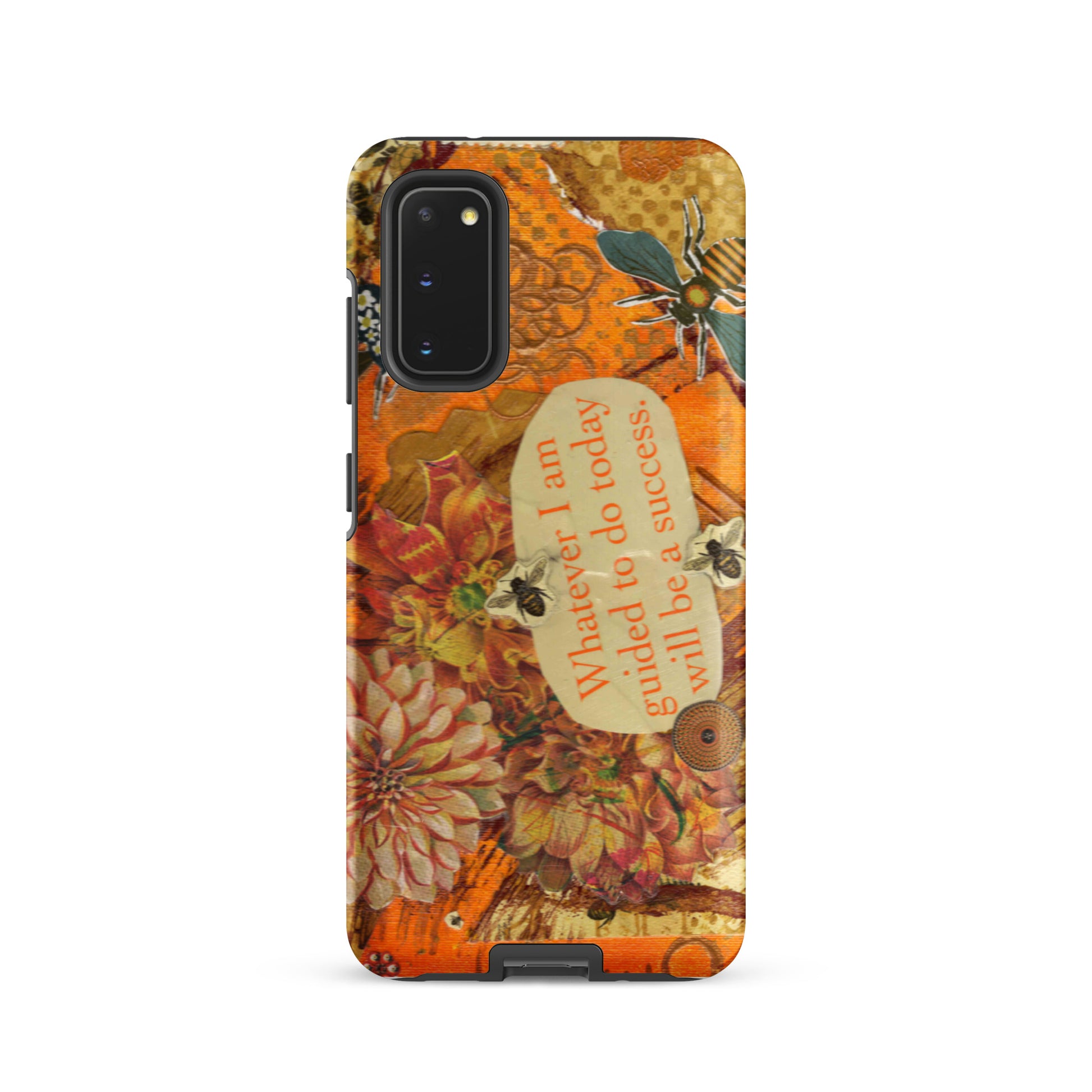 bee phone case with honey bee artwork
Product mockup