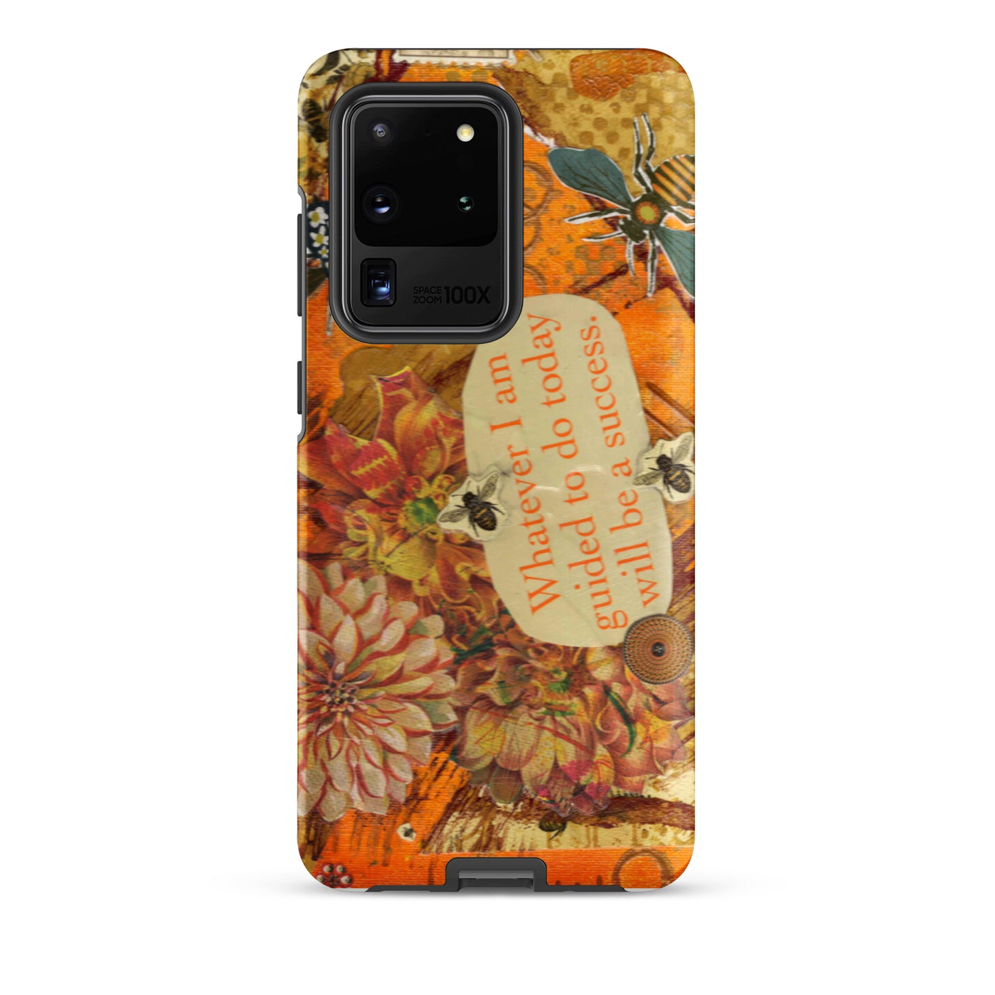 bee phone case with honey bee artwork
Product mockup