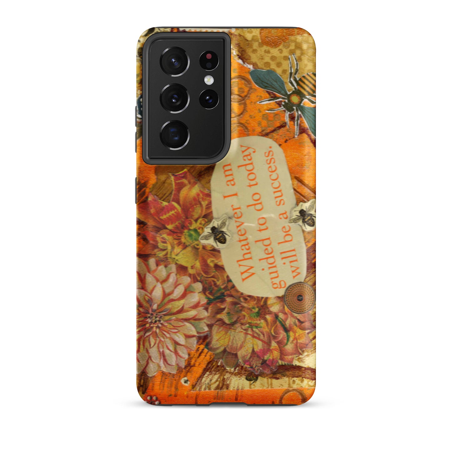 bee phone case with honey bee artwork
Product mockup