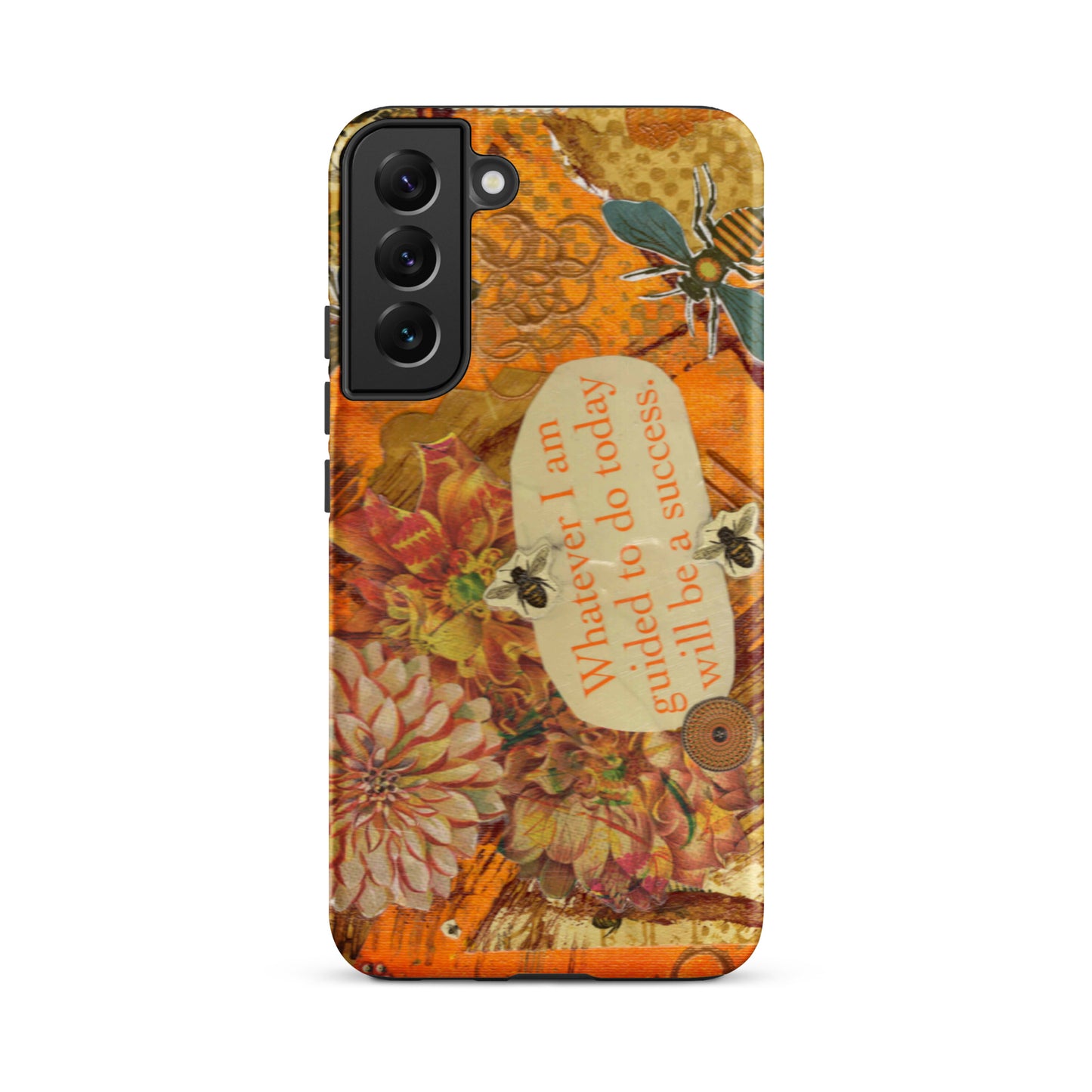 bee phone case with honey bee artwork
Product mockup