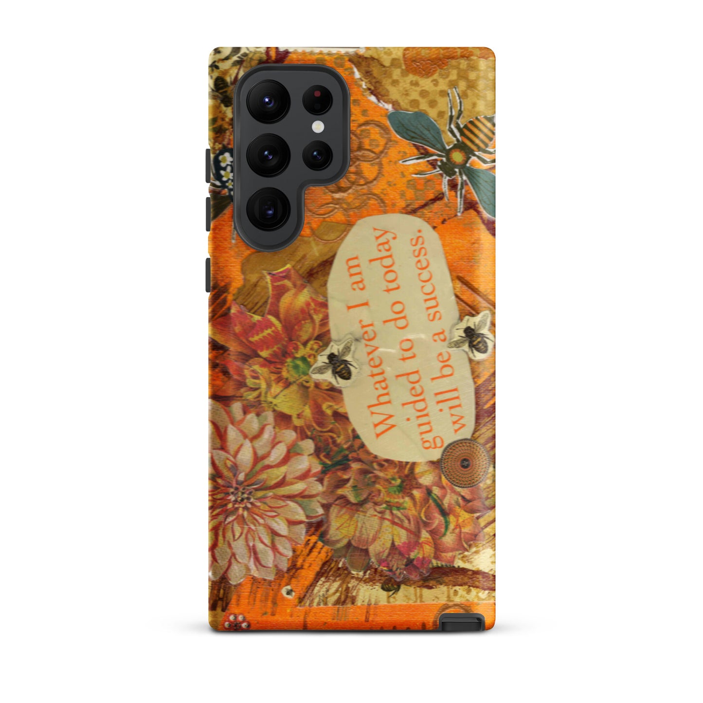 bee phone case with honey bee artwork
Product mockup