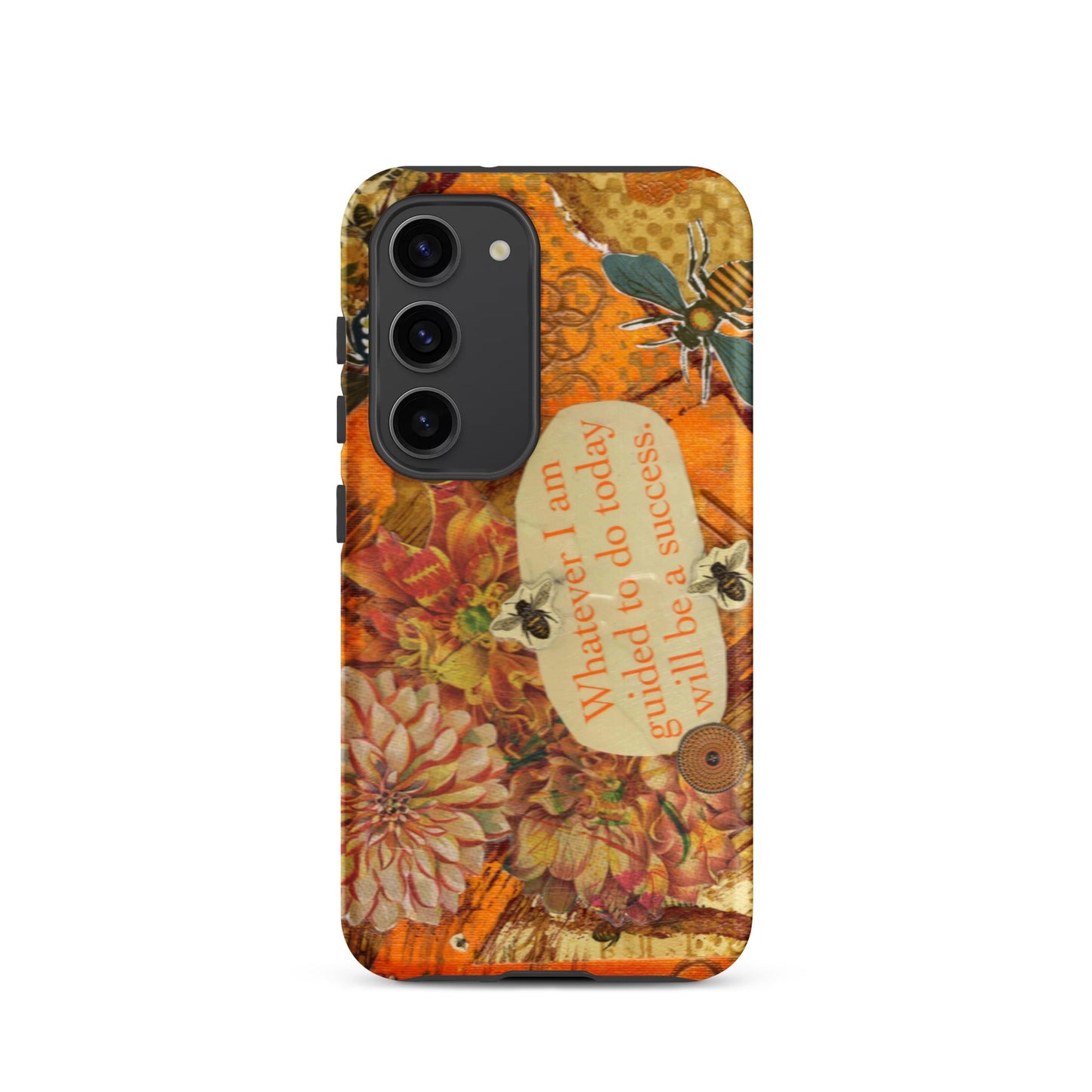 bee phone case with honey bee artwork
Product mockup
