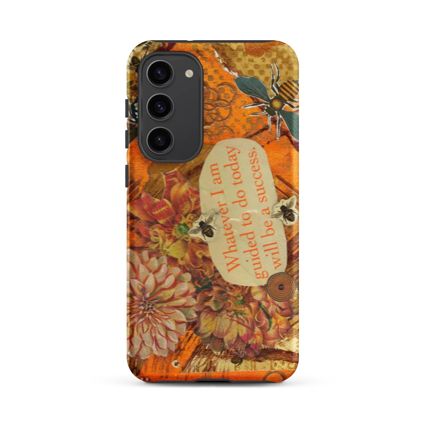 bee phone case with honey bee artwork
Product mockup
