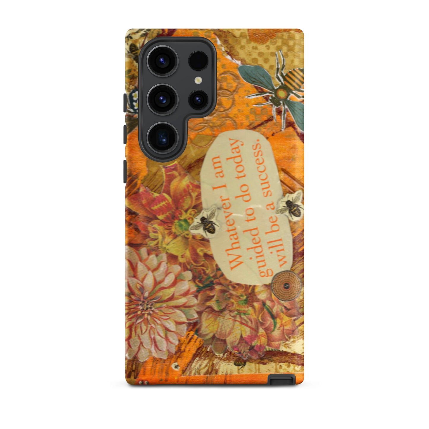 bee phone case with honey bee artwork
Product mockup