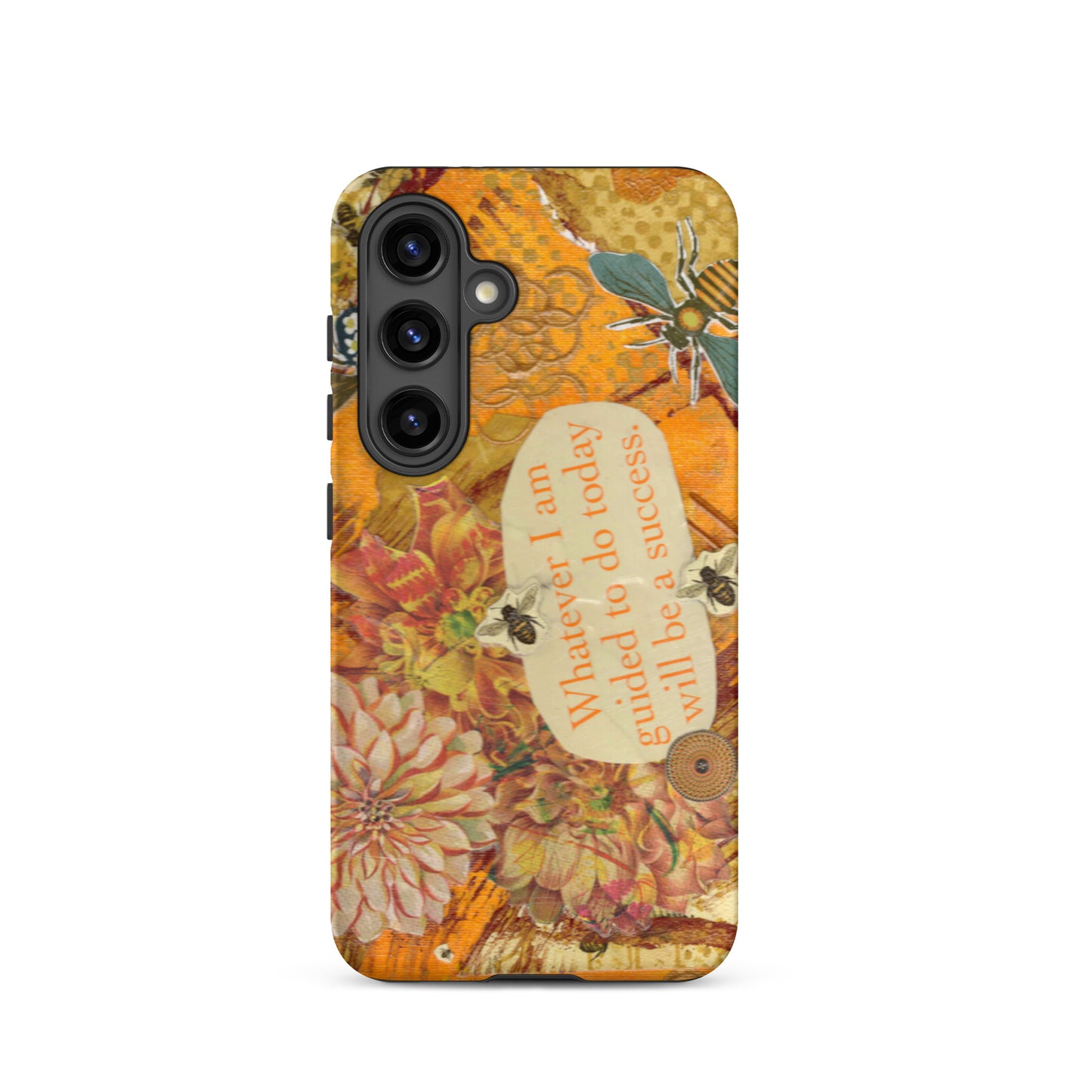 bee phone case with honey bee artwork
Product mockup