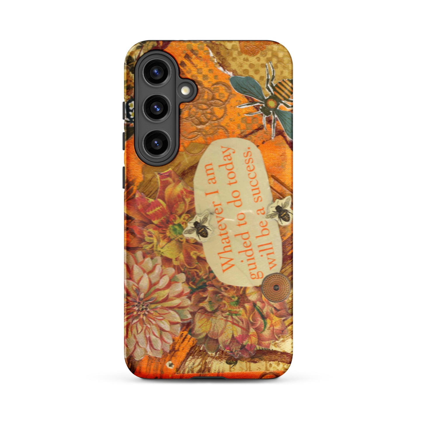 bee phone case with honey bee artwork
Product mockup