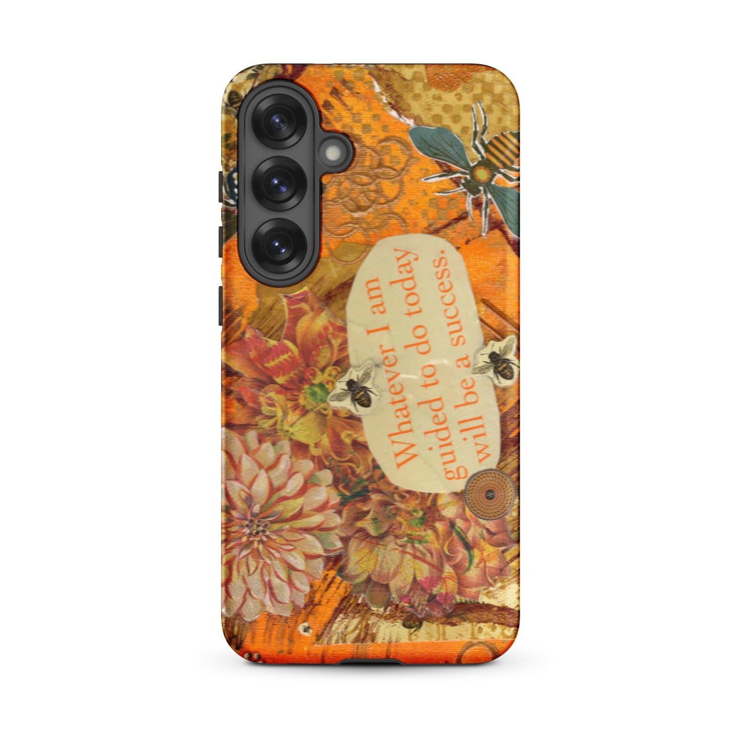 bee phone case with honey bee artwork
Product mockup